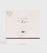 New Look Silver Heart Ring